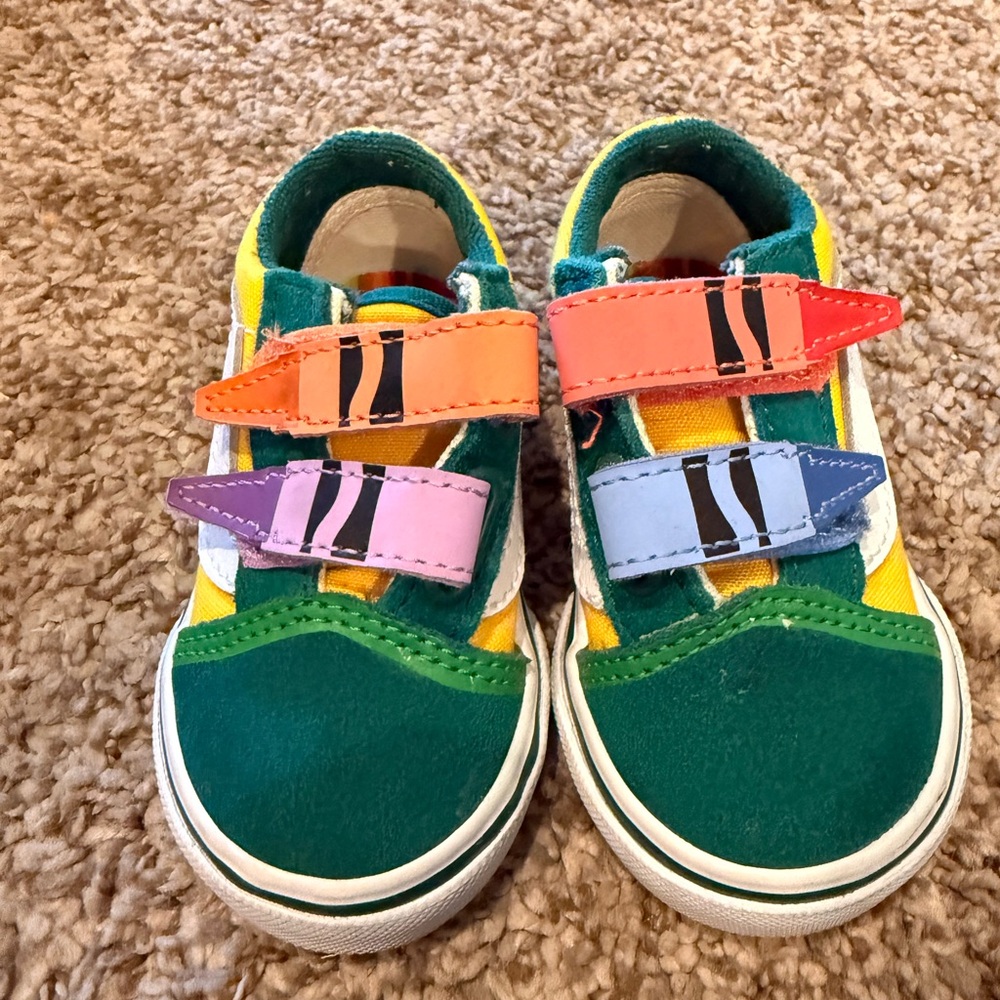 Crayola Vans Toddler Sneakers (size 4)